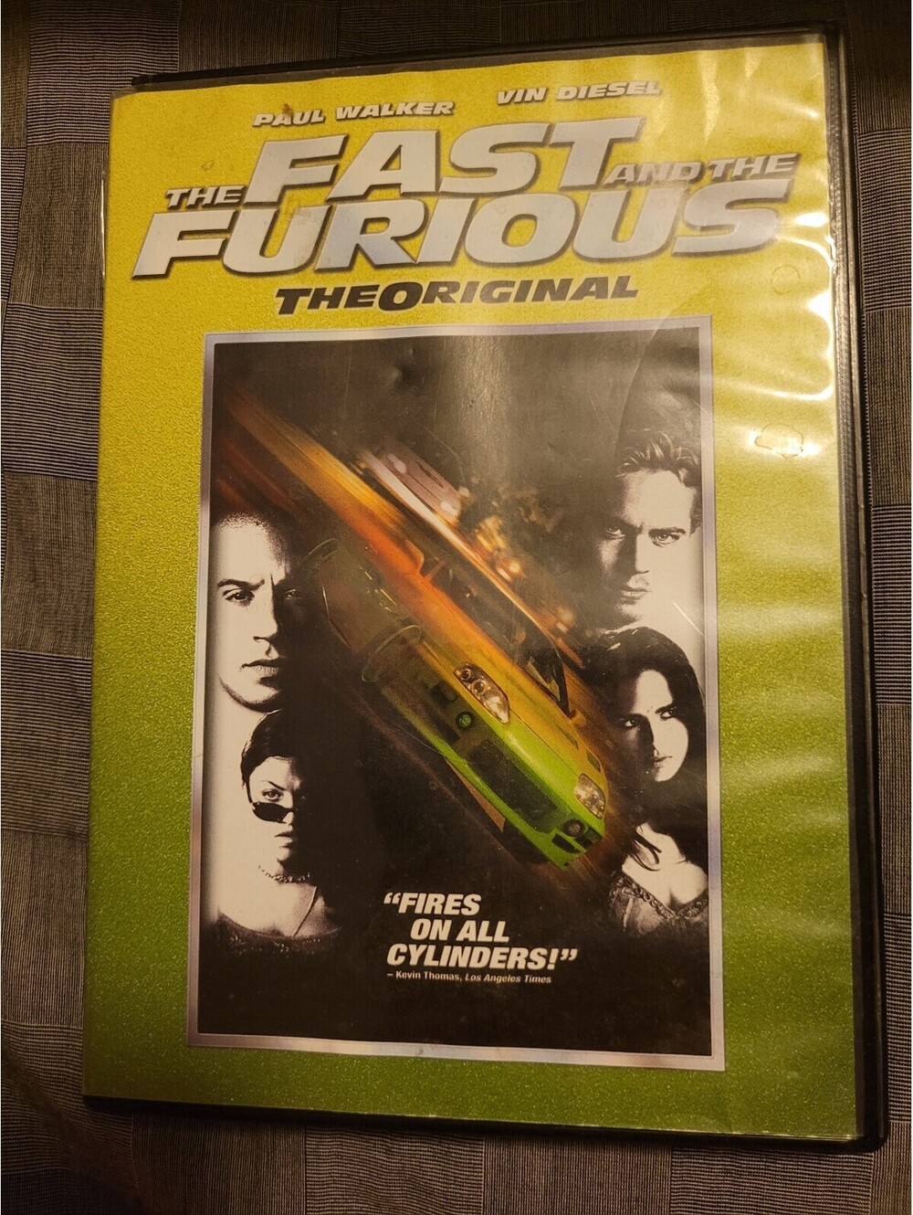 The Fast and the Furious (DVD, 2001) Paul Walker Vin Diesel Action